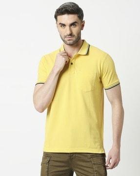 slim fit polo t-shirt