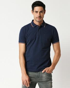 slim fit polo t-shirt