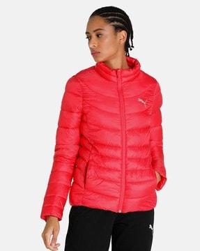 slim fit puffer jacket