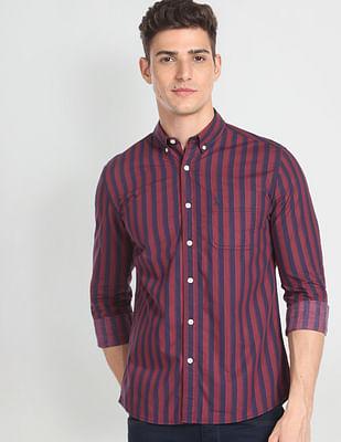 slim fit pure cotton casual shirt