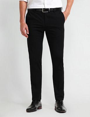 slim fit regular trousers