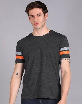 slim fit round-neck t-shirt