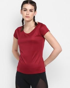 slim fit round-neck t-shirt