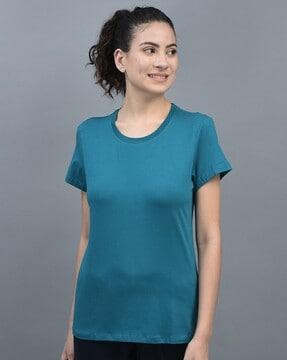 slim fit round-neck t-shirt