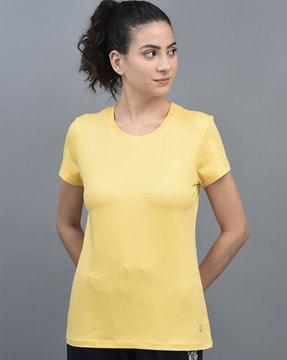 slim fit round-neck t-shirt