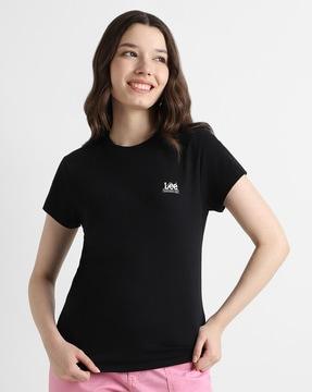 slim fit round-neck t-shirt