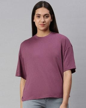 slim fit round-neck t-shirt