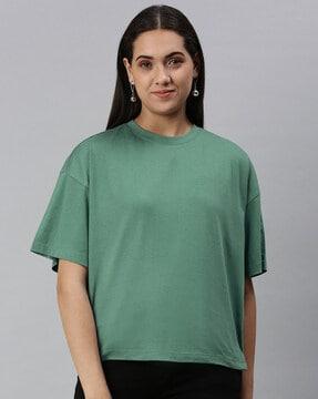 slim fit round-neck t-shirt