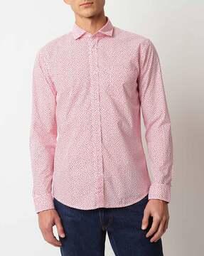 slim-fit shirt in cotton