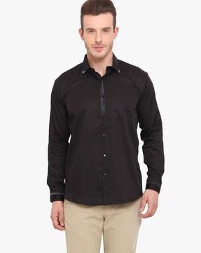 slim fit shirt with full sleeves
