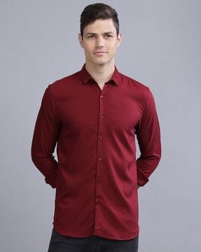 slim fit shirt with full sleeves