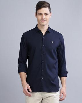 slim fit shirt with full sleeves