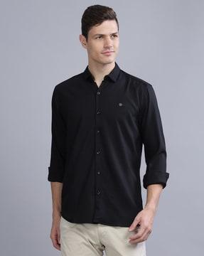 slim fit shirt with full sleeves