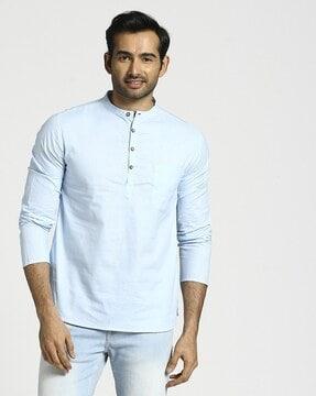 slim fit short kurta