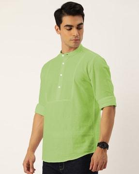 slim fit short kurta