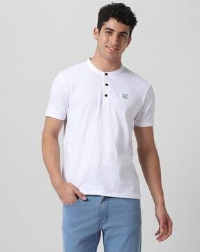 slim fit short sleeve polo t-shirt