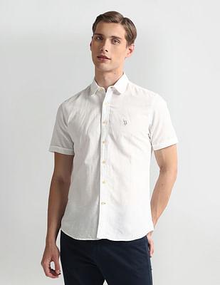 slim fit short sleeve shirt