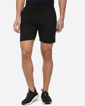slim fit shorts with flexi waist