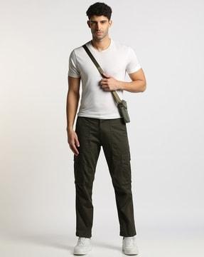 slim fit stylized cargo pants