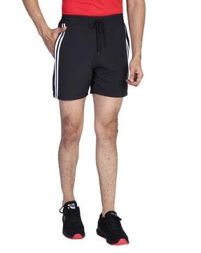 slim fit tapered shorts