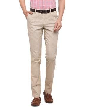 slim fit trousers with insert pockets