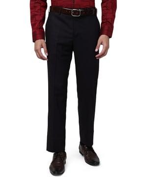 slim fit trousers with insert pockets