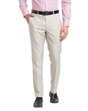 slim fit trousers with insert pockets