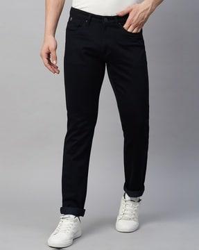 slim fit trousers