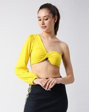 slim-fit tube top