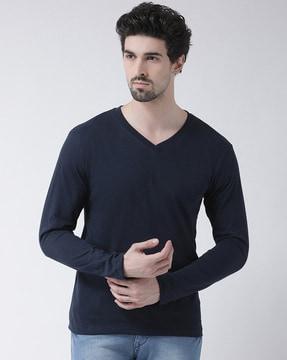 slim fit v-neck t-shirt