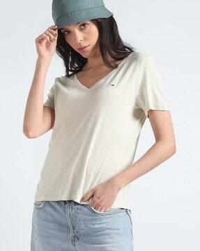 slim fit v-neck t-shirt