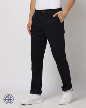 slim fit water-resistant trousers