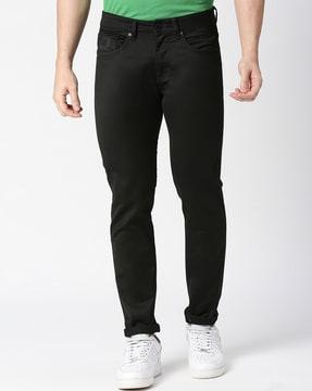 slim jeans with 5-pocket styling