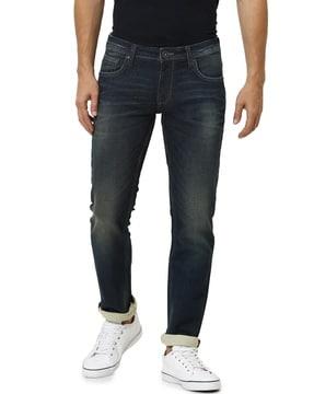 slim jeans with insert pockets
