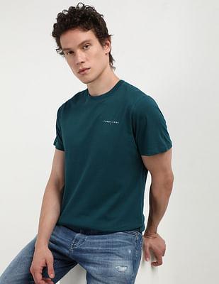 slim linear chest t-shirt