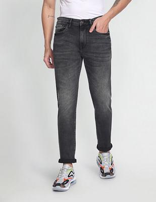 slim tapered twill authentic signature jeans