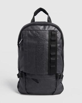 slimline tarp backpack with branding