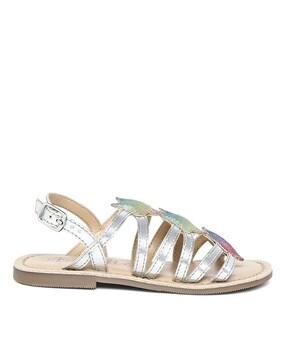 sling-back sandals with velcro