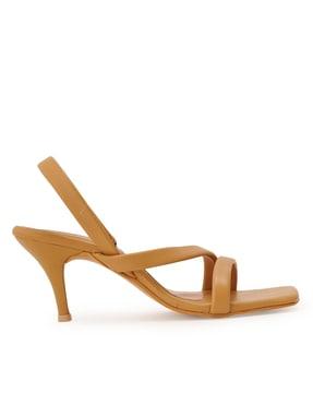 sling back heeled sandals