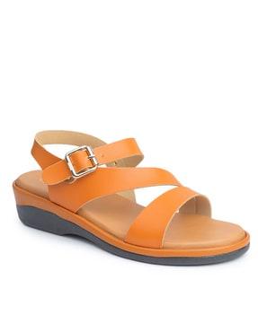 sling back open toe sandals