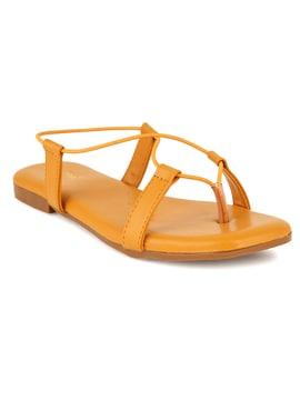 sling-back sandals with synthetic upper