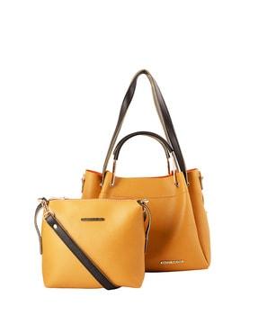 sling bag set with zipper closure