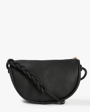 sling bag with braided strap