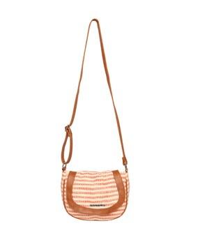 sling bag with woven pattern