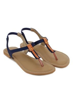 slingback flat sandals