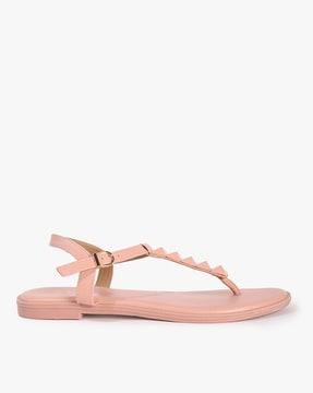 slingback sandals with buckle closure