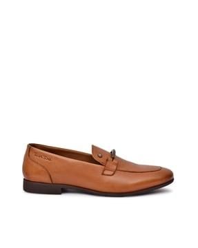 slip-on flat loafers