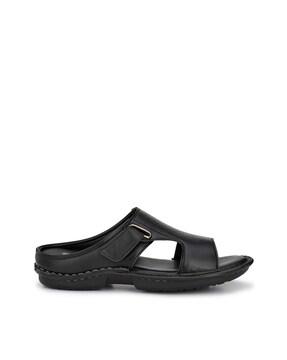 slip-on sandals with cutouts