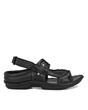 slip-on sandals with slingback