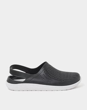slip-on shoes with pvc upper